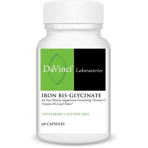 Iron Bis-Glycinate (60 Capsules)-Vitamins & Supplements-DaVinci Laboratories-Pine Street Clinic