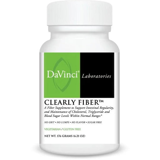 Clearly Fiber (176 Grams / 6.21 Ounces Powder)-Vitamins & Supplements-DaVinci Laboratories-Pine Street Clinic
