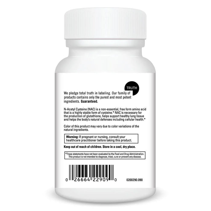 NAC (N-Acetyl Cysteine) (500 mg) (90 Capsules)