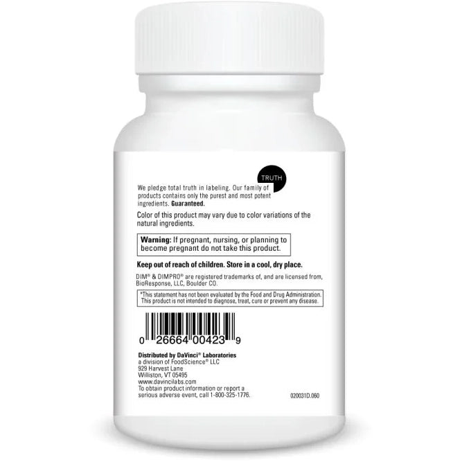 DIMpro (150 mg) (60 Capsules)-Vitamins & Supplements-DaVinci Laboratories-Pine Street Clinic