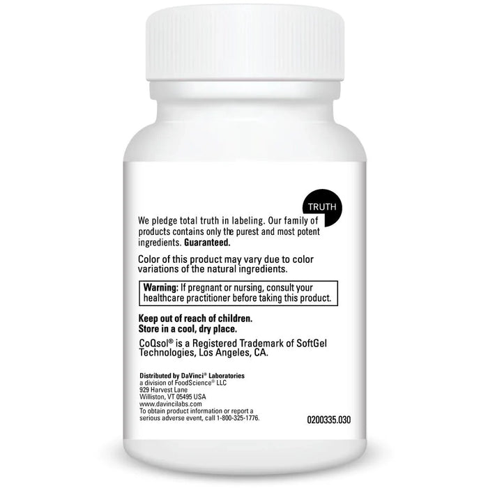 CoQsol - 100 mg (30 Softgels)