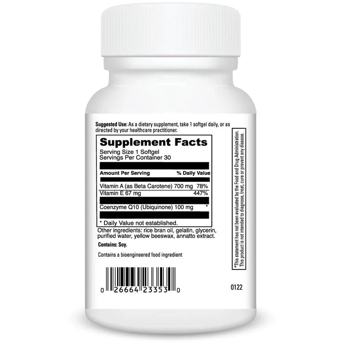 CoQsol - 100 mg (30 Softgels)-Vitamins & Supplements-DaVinci Laboratories-Pine Street Clinic