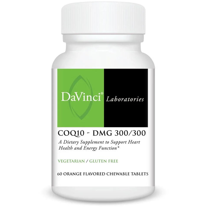 Coq10 - DMG 300/300 (60 Chewable Tablets)-Vitamins & Supplements-DaVinci Laboratories-Pine Street Clinic