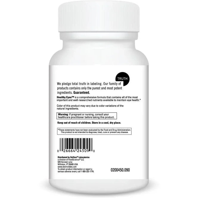 Healthy Eyes (90 Capsules)-Vitamins & Supplements-DaVinci Laboratories-Pine Street Clinic