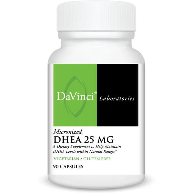 Micronized DHEA (25 mg) (90 Capsules)