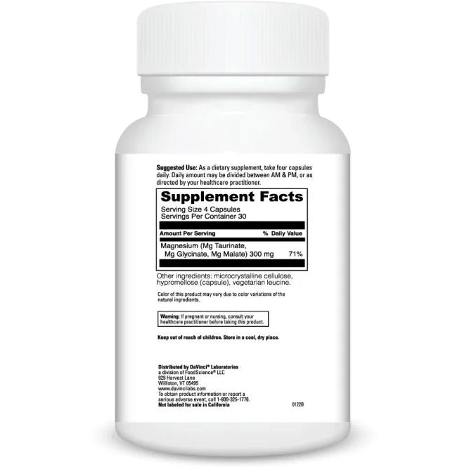 Tri-Mag 300 (120 Capsules)-Vitamins & Supplements-DaVinci Laboratories-Pine Street Clinic