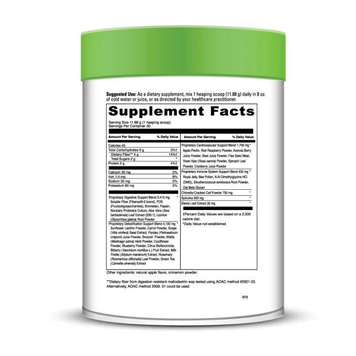 Spectra Greens (12.57 Ounces Powder)-Vitamins & Supplements-DaVinci Laboratories-Pine Street Clinic