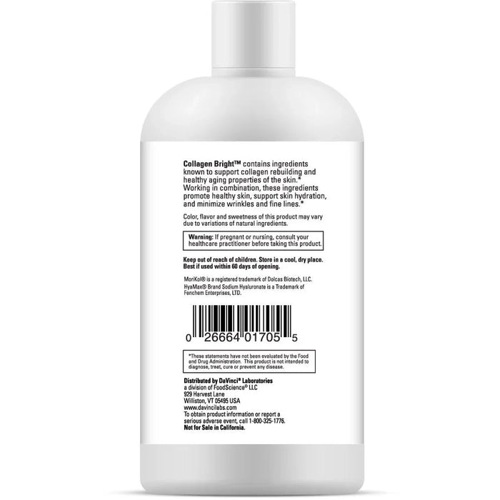 Collagen Bright (7.6 Fluid Ounces) (225 mL)-Vitamins & Supplements-DaVinci Laboratories-Toasted Cinnamon-Pine Street Clinic
