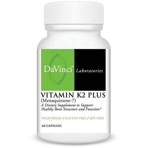 Vitamin K2 Plus (60 Capsules)-Vitamins & Supplements-DaVinci Laboratories-Pine Street Clinic