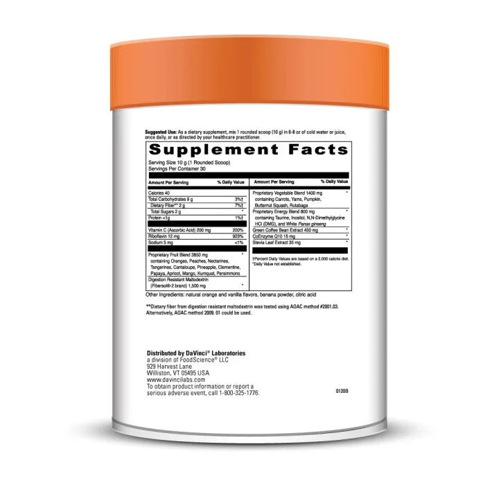 Spectra Oranges With Coq10 (300 Grams Powder)