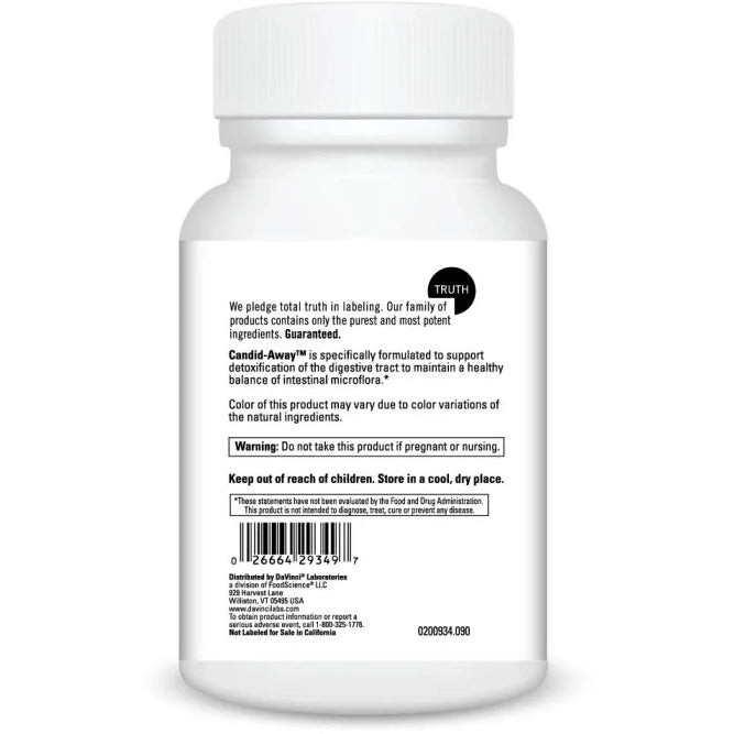 Candid-Away (90 Capsules)-Vitamins & Supplements-DaVinci Laboratories-Pine Street Clinic