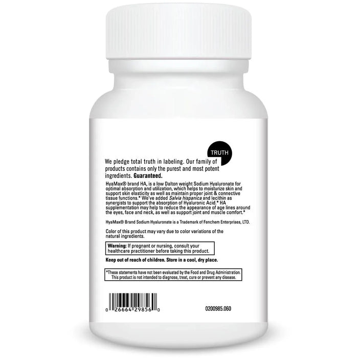 Hyaluronic Acid (60 Capsules)-Vitamins & Supplements-DaVinci Laboratories-Pine Street Clinic