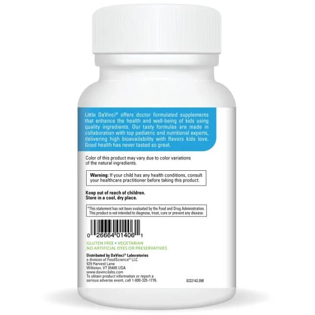 Chewable Vitamin C (90 Chewable Tablets)-Vitamins & Supplements-Little DaVinci-Pine Street Clinic