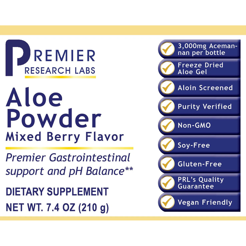Aloe Powder (Mixed Berry Flavor) (7.4 Ounces)