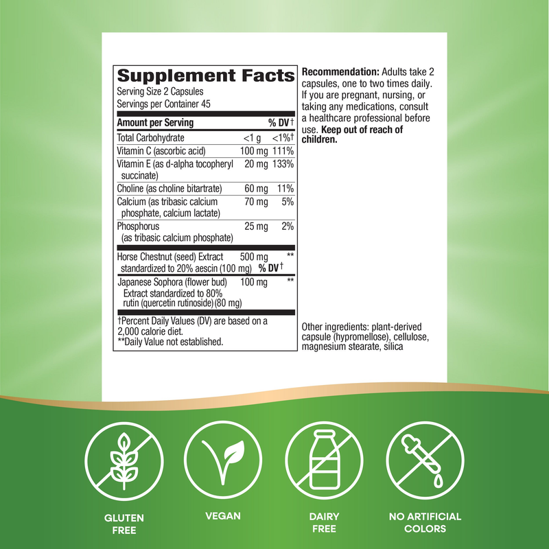 Hem-Care (90 Capsules) — Supplement Facts