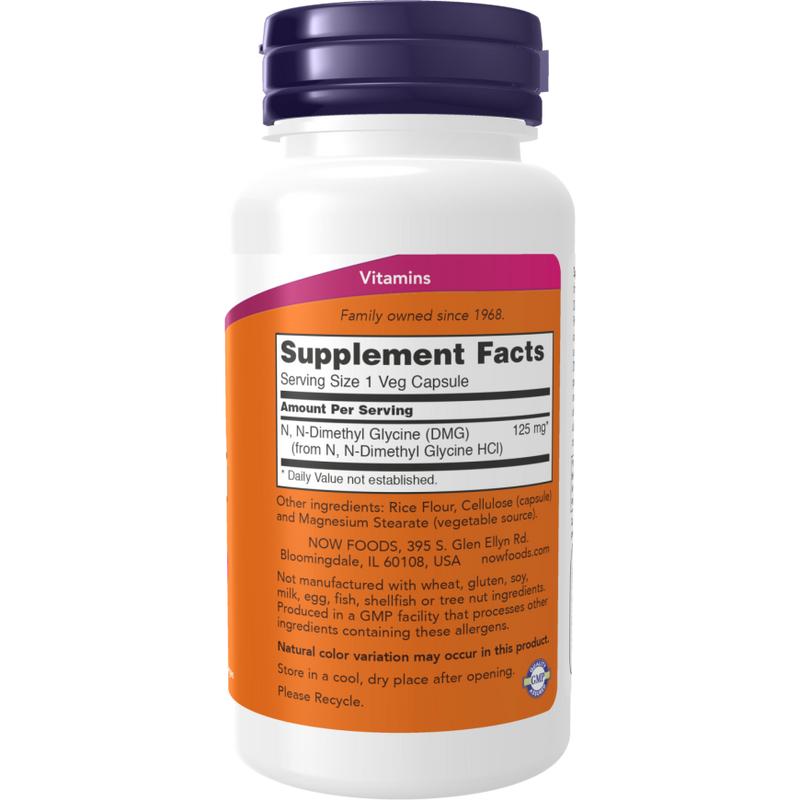 DMG (Dimethylglycine) (125 mg) (100 Capsules)