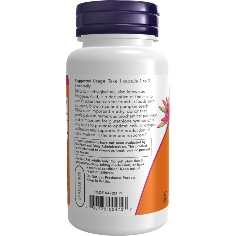 DMG (Dimethylglycine) (125 mg) (100 Capsules)