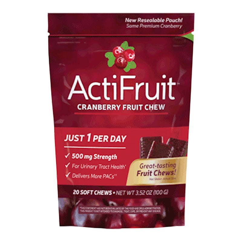 ActiFruit™ Cranberry Fruit Chew (20 Chewables)