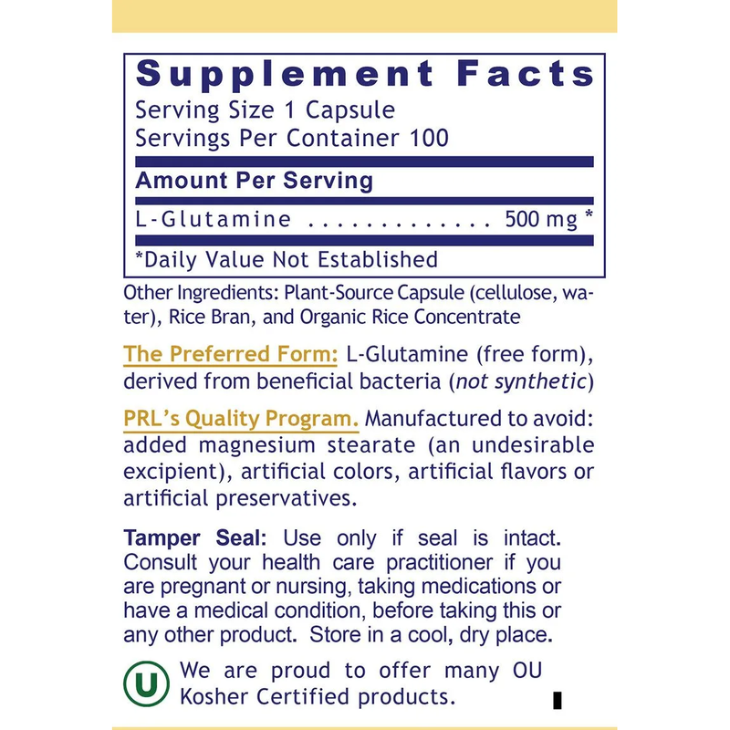 Glutamine (100 Capsules)