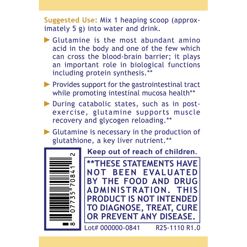 Glutamine Powder (10.6 Ounces)