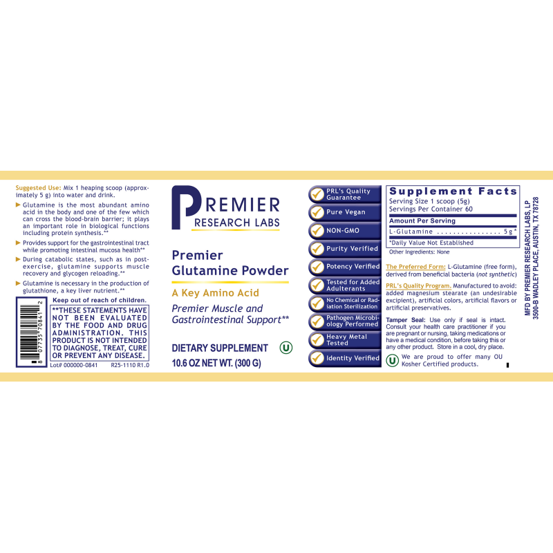 Glutamine Powder (10.6 Ounces)