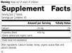 Adrenal Desiccated, 90 tablets, Rev 14, Supplement Facts
