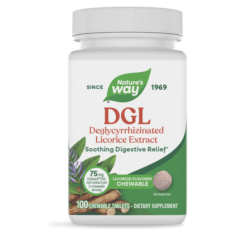 DGL Chewable (100 Tablets) — Nature's Way