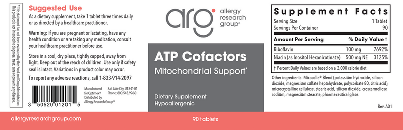 ATP Cofactors (90 Tablets)
