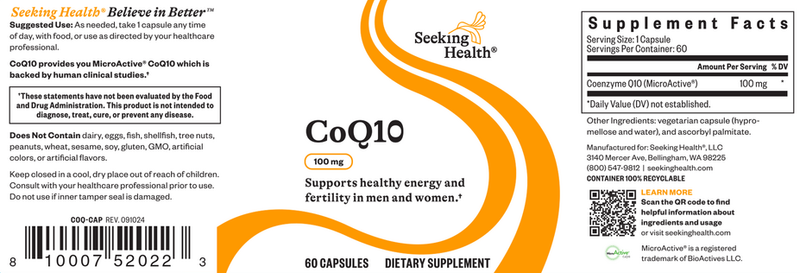 Optimal CoQ10 (60 Capsules)
