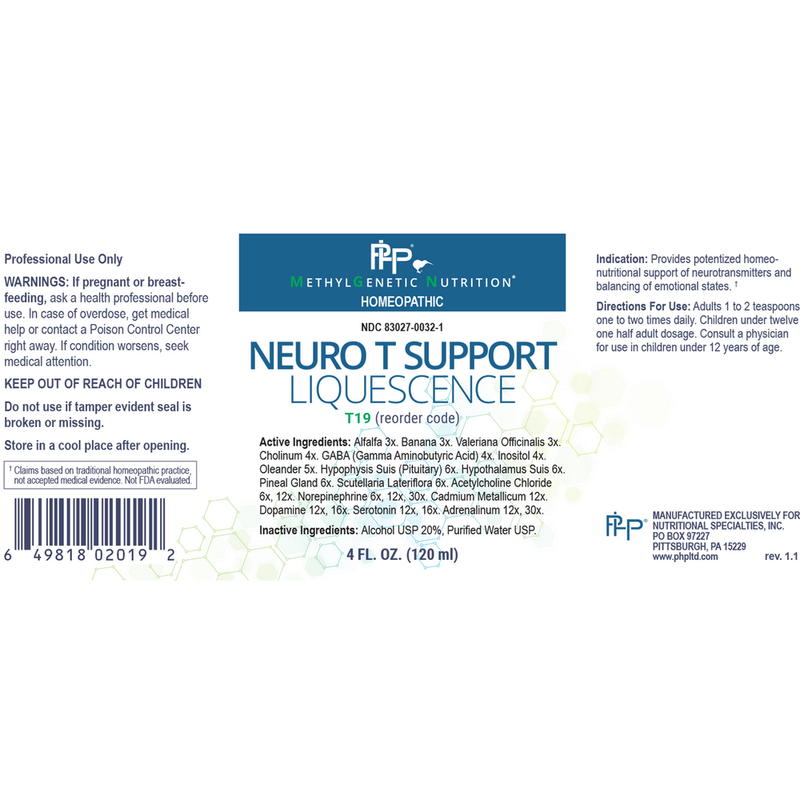 Neuro T Support Liquescence (4 Ounces)