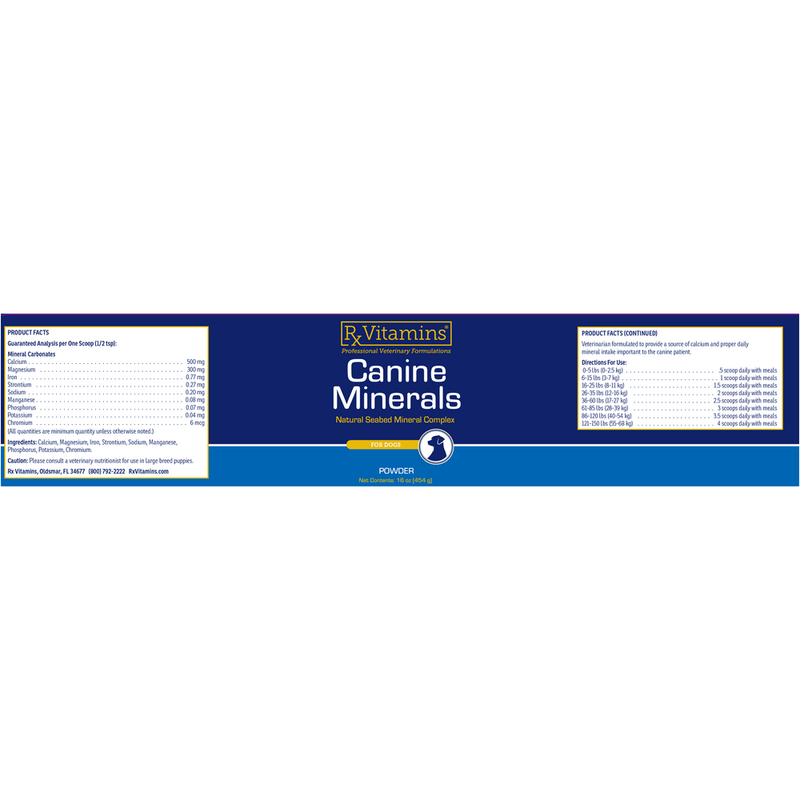 Canine Minerals (454 Gram Powder)