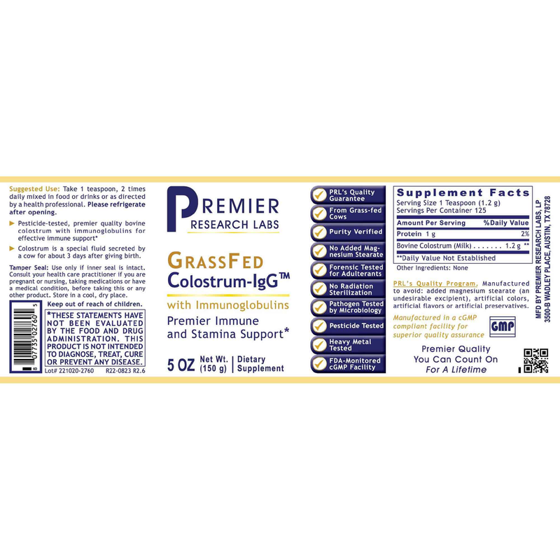 Colostrum-IgG (5 oz/bottle) Powder