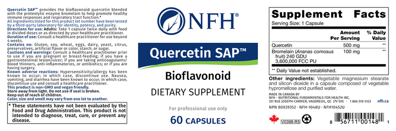 Quercetin SAP (60 Capsules)