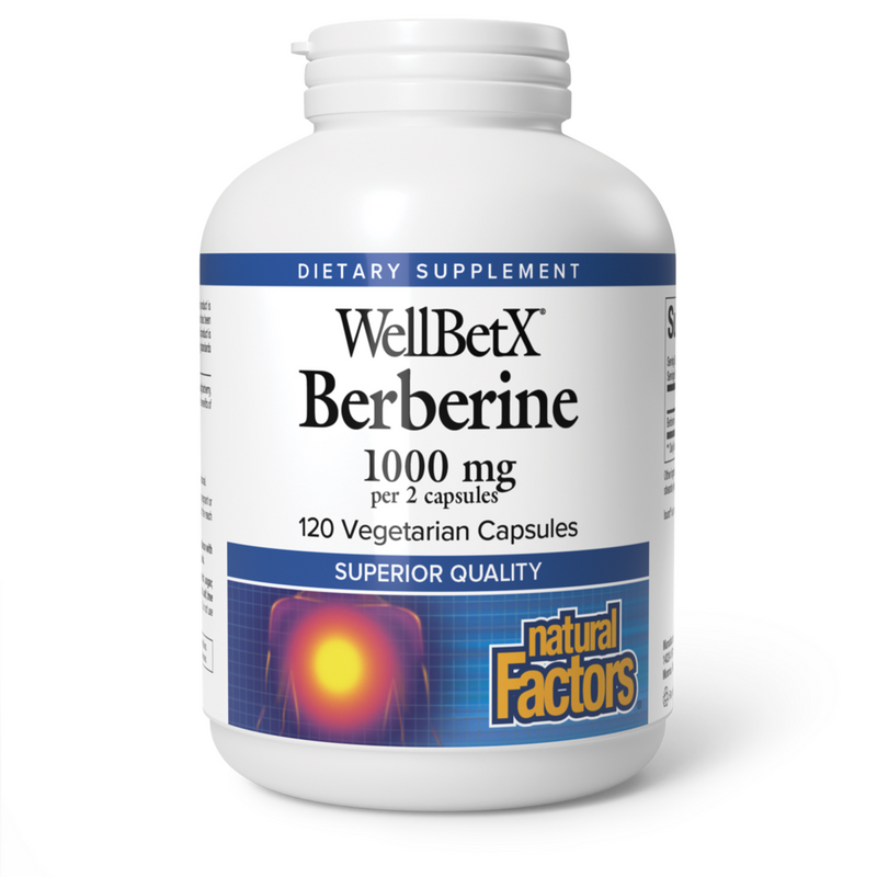 WellBetX Berberine (500 mg) (120 Capsules)