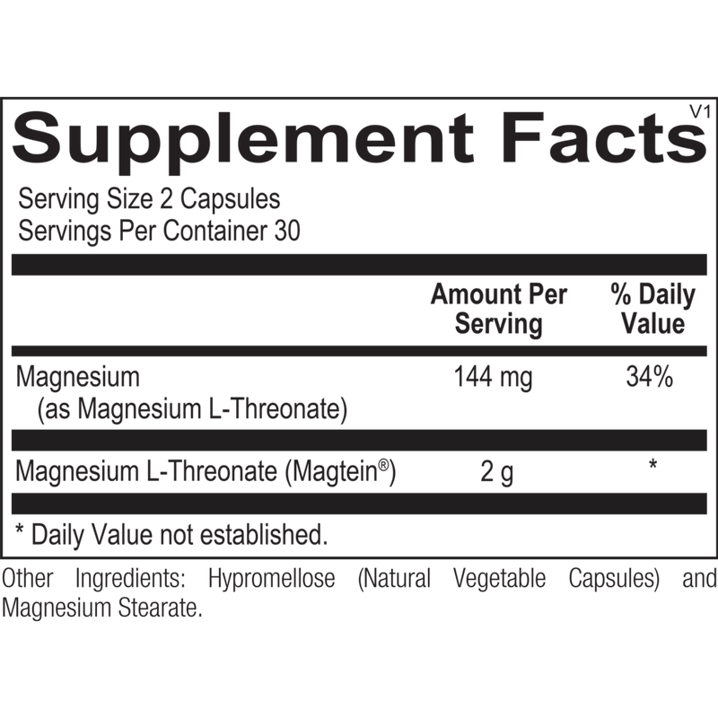 Mag Threonate (60 Capsules)