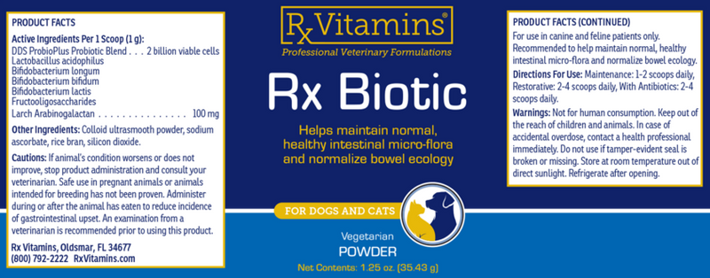 Rx Biotic for Pets