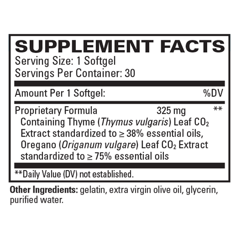 Thyme Plus Oregano (30 Softgels)