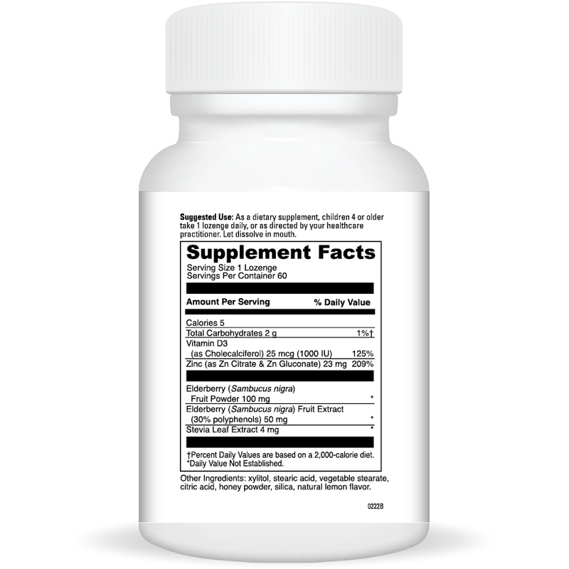 Immuni-Z + Elderberry (60 Lozenge)