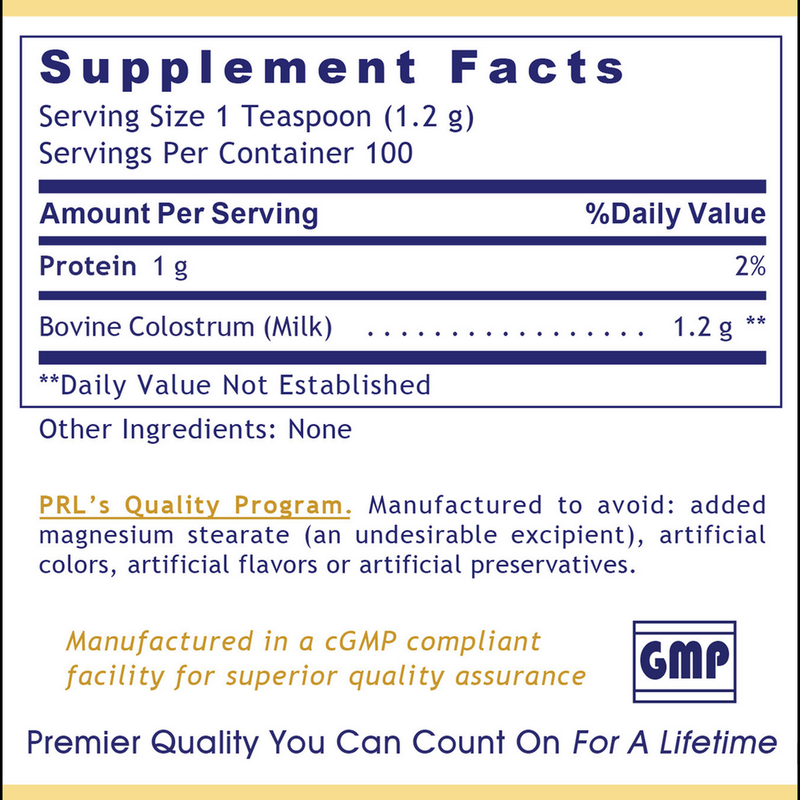 Colostrum-IgG (4 Ounces) Powder