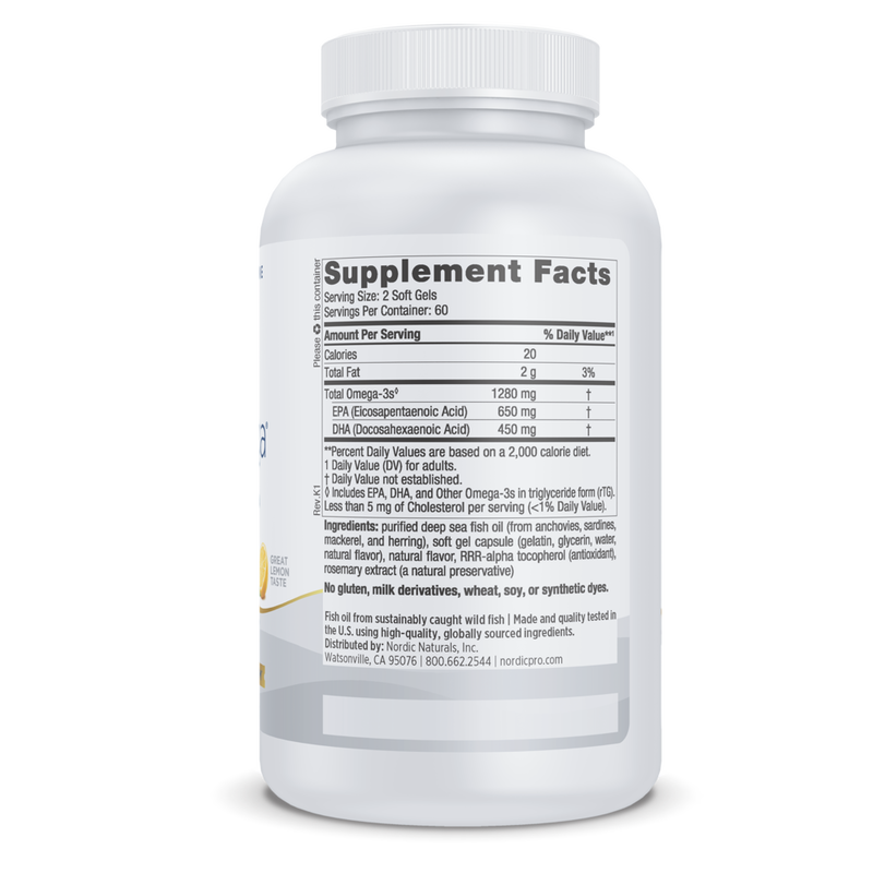 ProOmega Lemon (120 Softgels)