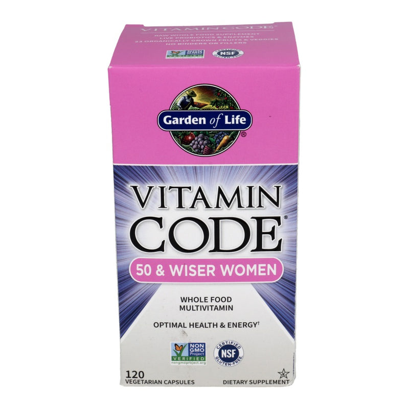 Vitamin Code 50 and Wiser Womens Multi