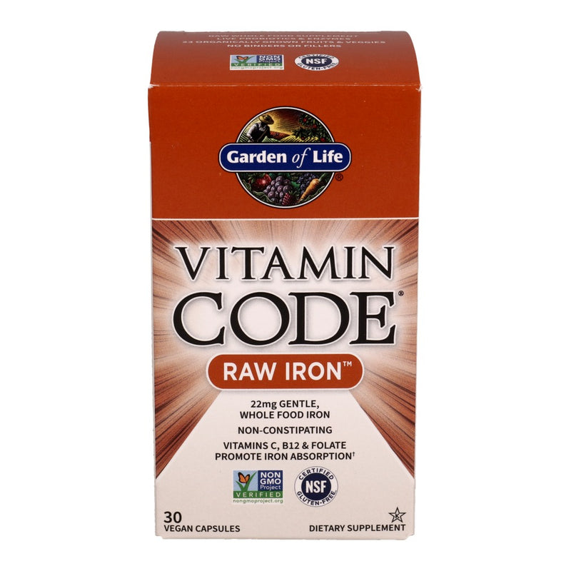 Vitamin Code RAW Iron (30 Capsules)