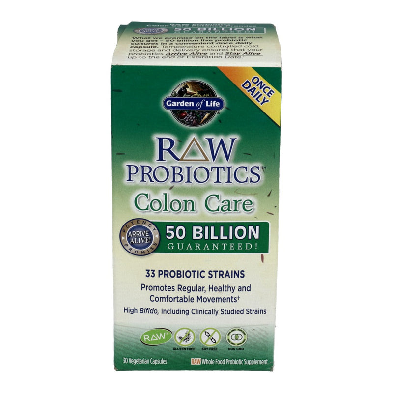 RAW Probiotics Colon Care (30 Capsules)