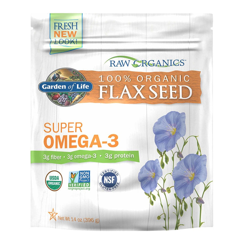 Raw Organics Flax Seed (396 g)