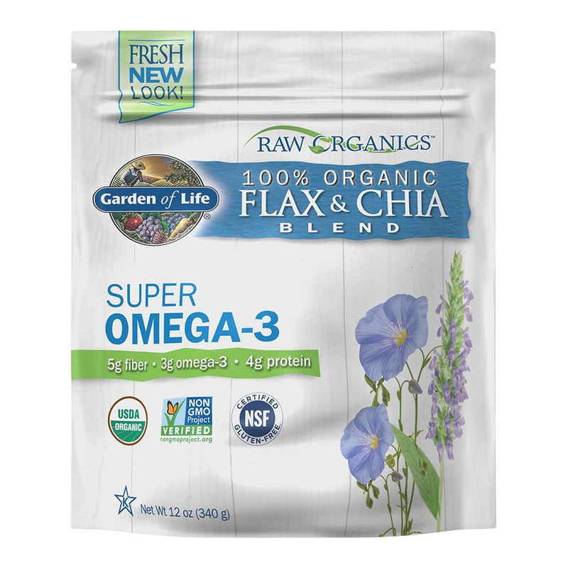 Raw Organics Flax and Chia Blend (340 g)
