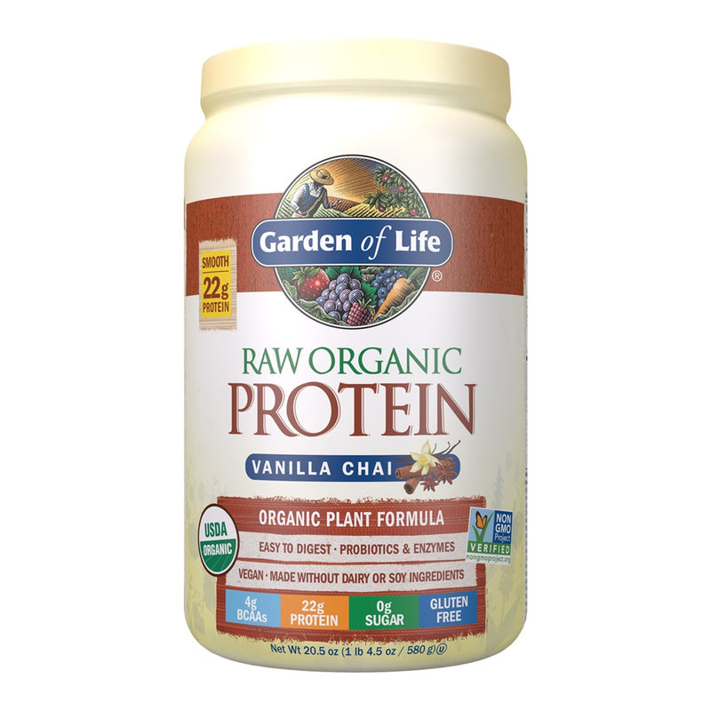 Raw Organic Protein Powder Vanilla Spiced Chai (580 g)