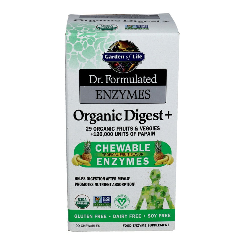 Dr. Formulated ENZYMES Organic Digest+ (90 Tablets)
