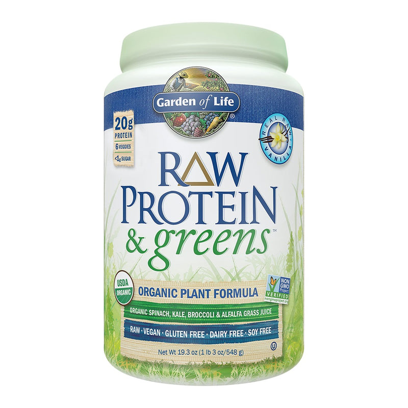 Raw Protein and Greens Vanilla Powder (548 g)
