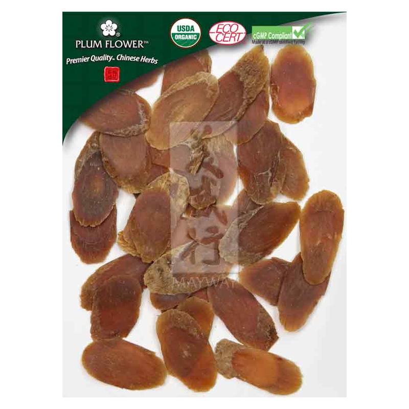 Ren Shen (jilin, hong) slices, unsulfured - Certified Organic