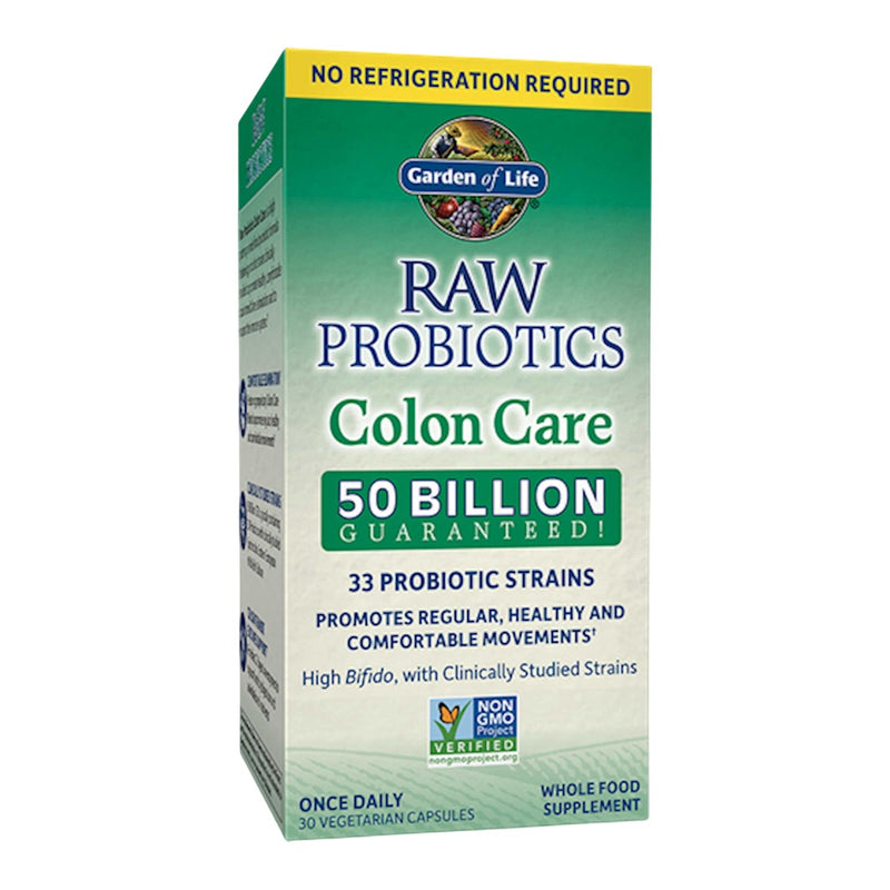 Raw Probiotics Colon Care Shelf-Stable (30 Capsules)